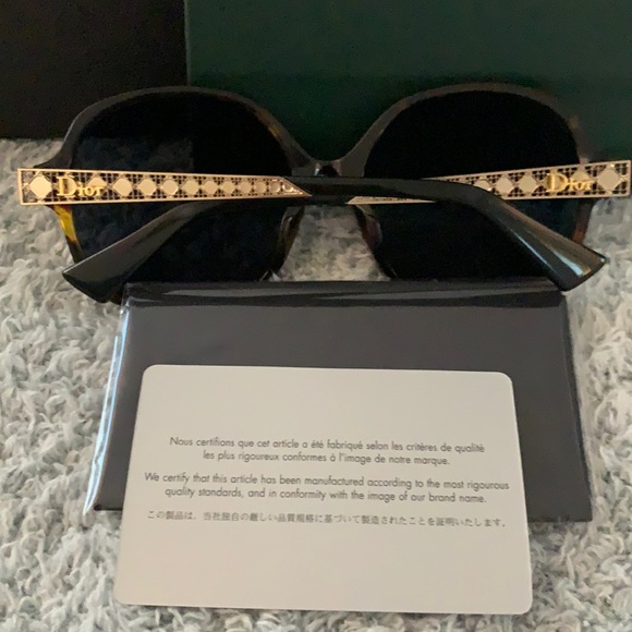 Dior tortoise Sunglasses New - Picture 3 of 9